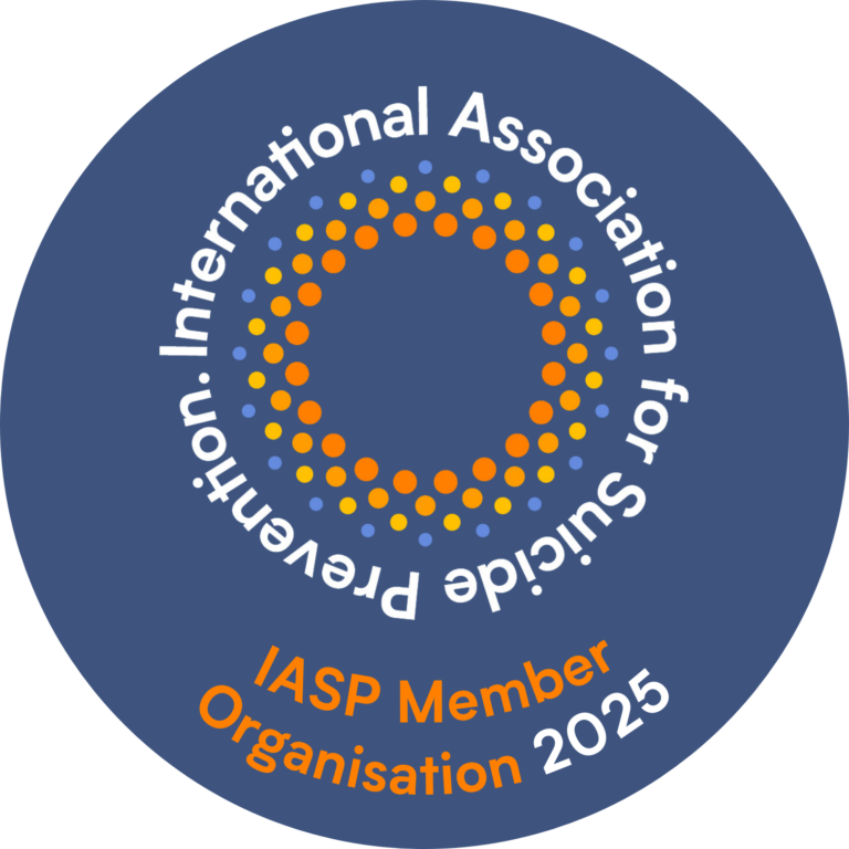IASP Member Organisation 2025 badge International Association for Suicide Prevention