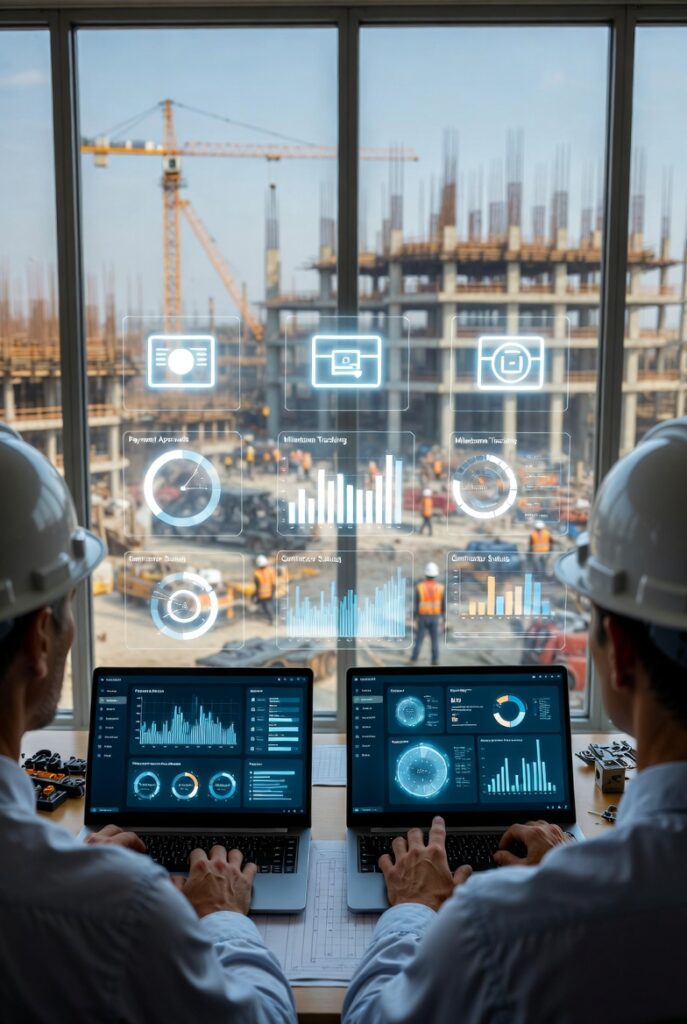 Digital milestone payment dashboard